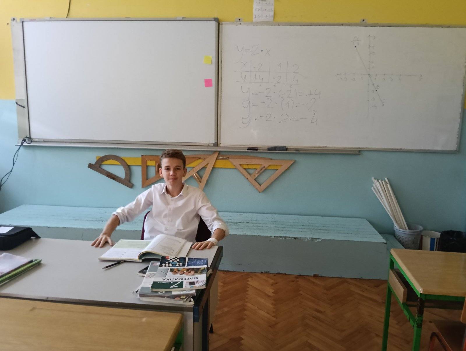 Výmena úloh – žiaci zamestnanci na škole